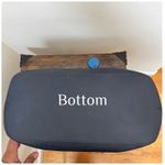 Michael Kors FLAWS Saffiano Leather Blue Two Tone Jet Set Travel Tote Bag Photo 5