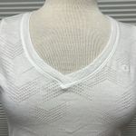 Champion NWT White Authentic Burnout Tee V-Neck T-shirt Photo 1