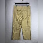 Utility Cargo Pants, Khaki, 100% Cotton, Workwear Minimalist Tan Size L Photo 2