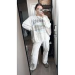 Abercrombie & Fitch Abercrombie White Cream Cargo Pants Photo 8