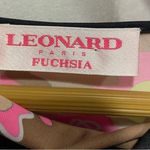 Leonard Paris floral shift stretchy jersey dress luxury 70’s old money vibes Pink Size 6 Photo 3