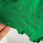 San Lorenzo Green Cold Shoulder Summer Cover Up 100% Cotton Medium Photo 2