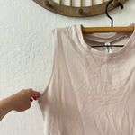 Kimberly  Cream Sleeveless Midi Side Slit High Neck Lounge Dress Large Photo 3