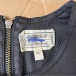 Current/Elliot The Shift Dress in Black Rebel Riot Coating Photo 5