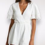 Showpo Runaway Girl Romper Playsuit Ruffle Sleeves Small Photo 0