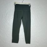 Lululemon Women's Align Crop 21" Olive Green High Rise Yoga Pants Size 4 Photo 1
