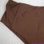 NEW Abysse x free people Benson high waisted bikini bottoms in dark brown, M Brown Size M Photo 11