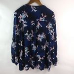 Lane Bryant  22 24 Navy All Over Floral Tunic Top Plus Photo 1