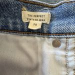 Madewell  the Perfect Vintage Jeans‎ Women 30 Blue High Rise Distressed Knee Photo 4