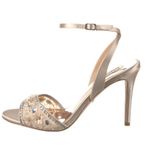 Badgley Mischka NEW Tayten Satin Crystal Ankle Strap Sandals Size 6, Retail $235 Photo 3