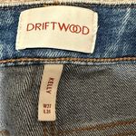 Driftwood  Kelly straight leg jeans with side embroidery sz 27 Photo 2