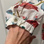 ZARA Woman Paisley print button front bib mini dress 3/4 sleeves EUC Size Small Photo 4