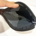 Caraa Black Nylon Cosmetic Bag Zip Closure Mesh Lining Photo 2