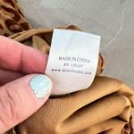 Motel Rocks Motel Gala Dress In Animal Flock Tan Brown size large Photo 12