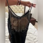 Elegant Black Satin Dress Size 2 Photo 1