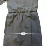 Vintage Ciao Ltd Plaid Sweater Gray Taupe Suede Dress Jacket 2 Piece Set Size 4 Multiple Photo 14