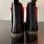 Ralph Lauren Lauren  Black and Red Winter Rain Boots Photo 7