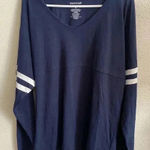 Boxercraft 💥Navy Long Sleeve White Stripes Top M Photo 0