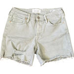 Dear John  Julian Shorts Size 26 Mint Green Cut Offs Distressed Frayed Hem Photo 0