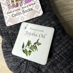 MUK LUKS Cabin Socks Red Grippy Sherpa Cozy Tall Slipper Gift Giving Small 6 Photo 3