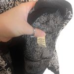 Ruff Hewn Ruff Hewn Women Medium Petite Black White Jacquard Long Sleeve Sweater Photo 4