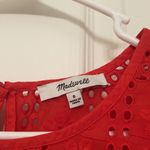 Madewell FINAL MARKDOWN  eyelet top small Photo 2