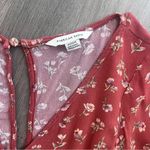 American Eagle Long Sleeve Faux Wrap Daisy Print Romper Medium Photo 2