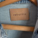 Retrofete Ada Puffed Shoulder Denim Jacket XS Blue Photo 6