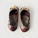 Gucci  GG Canvas Bamboo Horsebit Flats Monogram Beige Brown 7.5 Photo 4