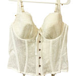 Savage x Fenty Rihanna White Embroidered Lace Corset Size 3X NEW Photo 0