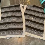 Aritzia  TNA Golden Roohan Poncho Sweater Cape Black Geometric Women's S Photo 3