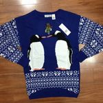 Isabella’s Closet Ugly Christmas Sweater sz L Blue Size L Photo 5