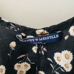 Brandy Melville  Daisy Crop Tank Top Black Sz OS Photo 3