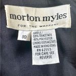 Morton Myles For The Warrens Elegant Black Long Sleeve Dress with Pearl Accents Size 10 Photo 8