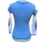 y2k BLINGED OUT TATTOO RHINESTONE BABY LONG SLEEVE TOP XSMALL Size XS Photo 5