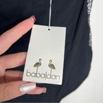 Babajaan NAOMI SWIMSUIT FISH NET CUT SIDE BLACK METALLIC NWT Photo 6