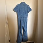Free People Jayde Flare Denim Jumpsuit Size Small Photo 7