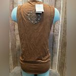 Brown Sleeveless vest Photo 1