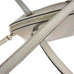 Kate Spade  New York Grey Saffiano Leather Satchel Crossbody Tote Bag Photo 6