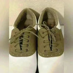 FootJoy  Golf Shoes Womens 10M Cleats Green Joy Vintage Retro Golfing Classic Photo 5