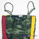 NEW Triya Camo Camouflage side stripe maio one piece swimsuit, size XS Green Photo 10