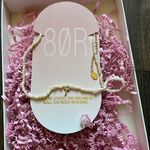 8 Other Reasons  PEARL NECKLACE WITH A T Photo 0