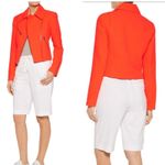 ALC Frank ALC Neon Orange Scuba Moto Jacket Photo 4