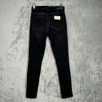 Current/Elliott  Jeans 2 25" Black Skinny Jeans C/E Washed Denim Fade Goth Grunge Photo 2