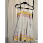 Lisa Marie Fernandez x Target white dress with pink and yellow accents XS Photo 5