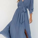 Baltic Born Kia Kimono Whisper Blue Maxi Dress Photo 0