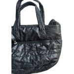 Sondra Roberts Black Puffer Shoulder Tote Bag Photo 3