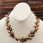 Pearl Choker Necklace Copper Coin Pearls Photo 0