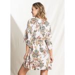 Anthropologie Maaji Floral Drawstring Waist Tassel Jacobean Divinity Kaftan S Photo 1