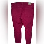 Judy Blue  Burgundy Skinny Jeans Women’s Plus Size 20W Stretch Denim Photo 2